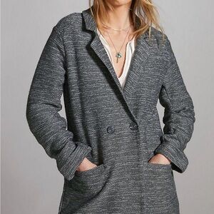 Sanctuary Black and Gray Textured Jacket